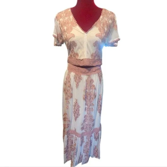 Altar'd State Arissa Ash Pink 2 Piece Set Size Large - Picture 4 of 8